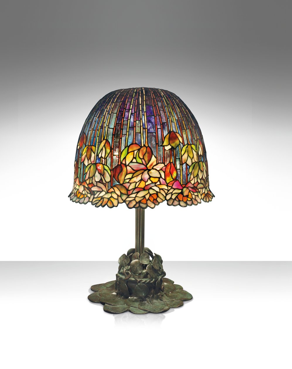 En bordslampa 