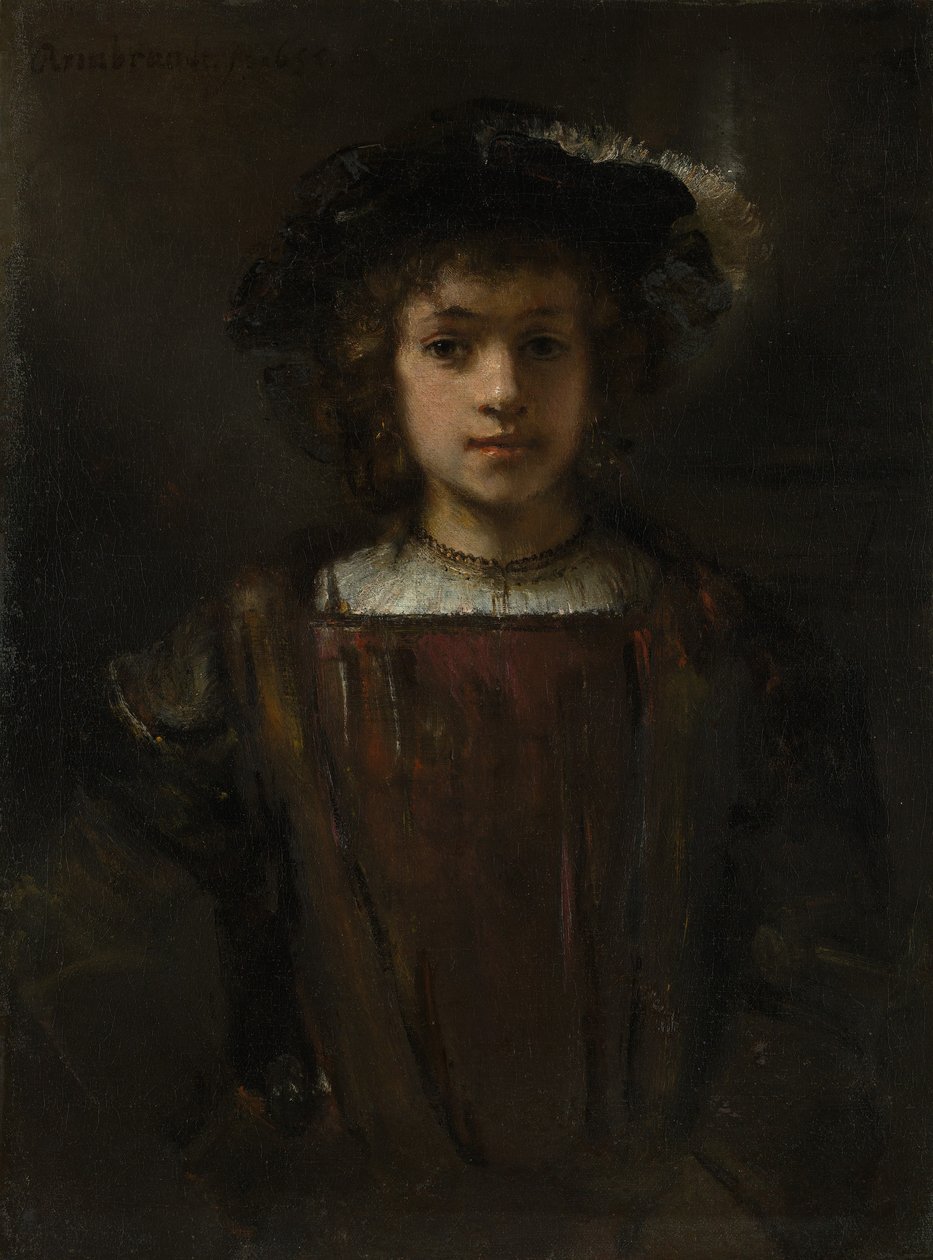 Rembrandts Son Titus 1641-1668. av Style of Rembrandt