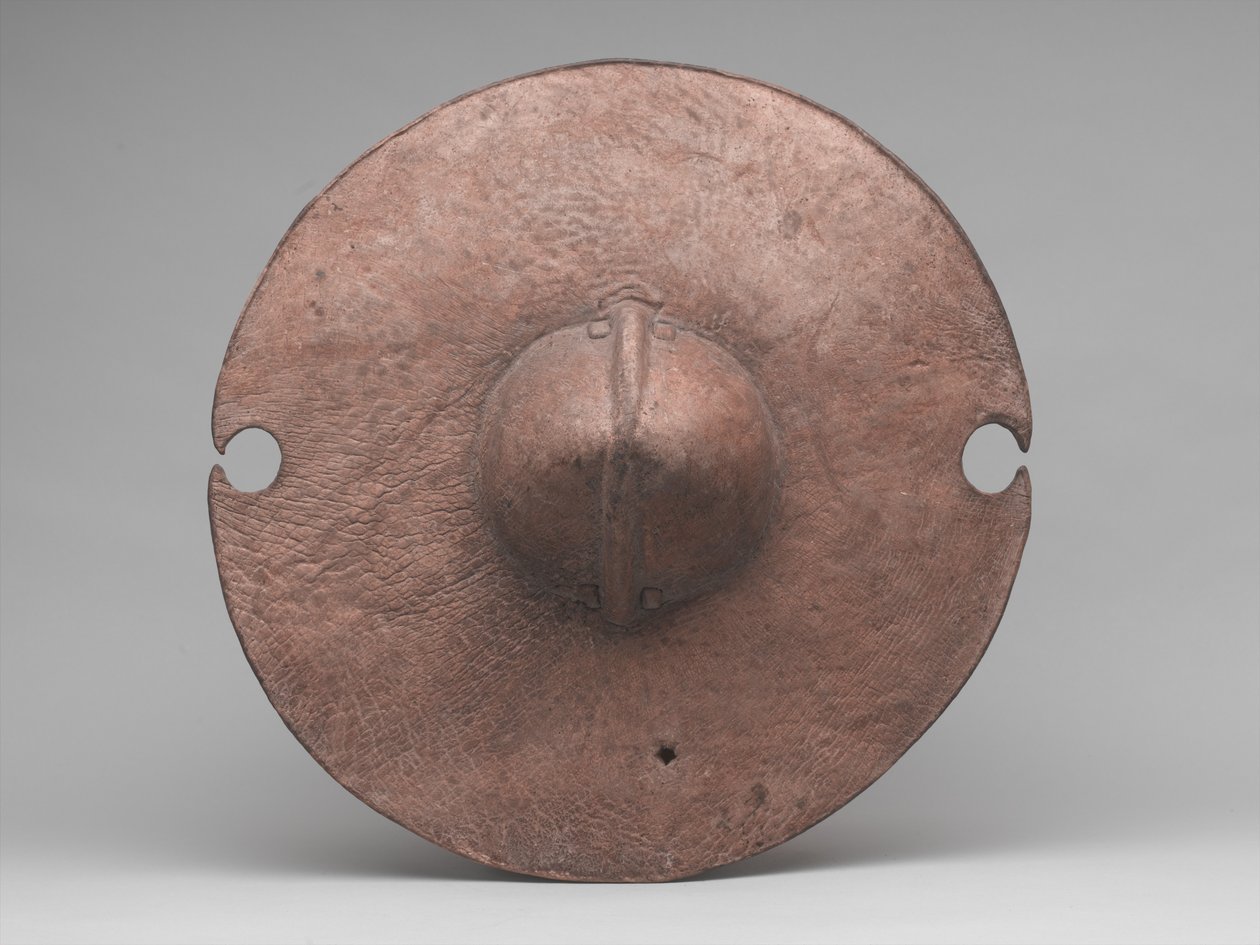 ’Daraga’ eller sköld, ca 1885 (flodhästskinn) av Sudanese School