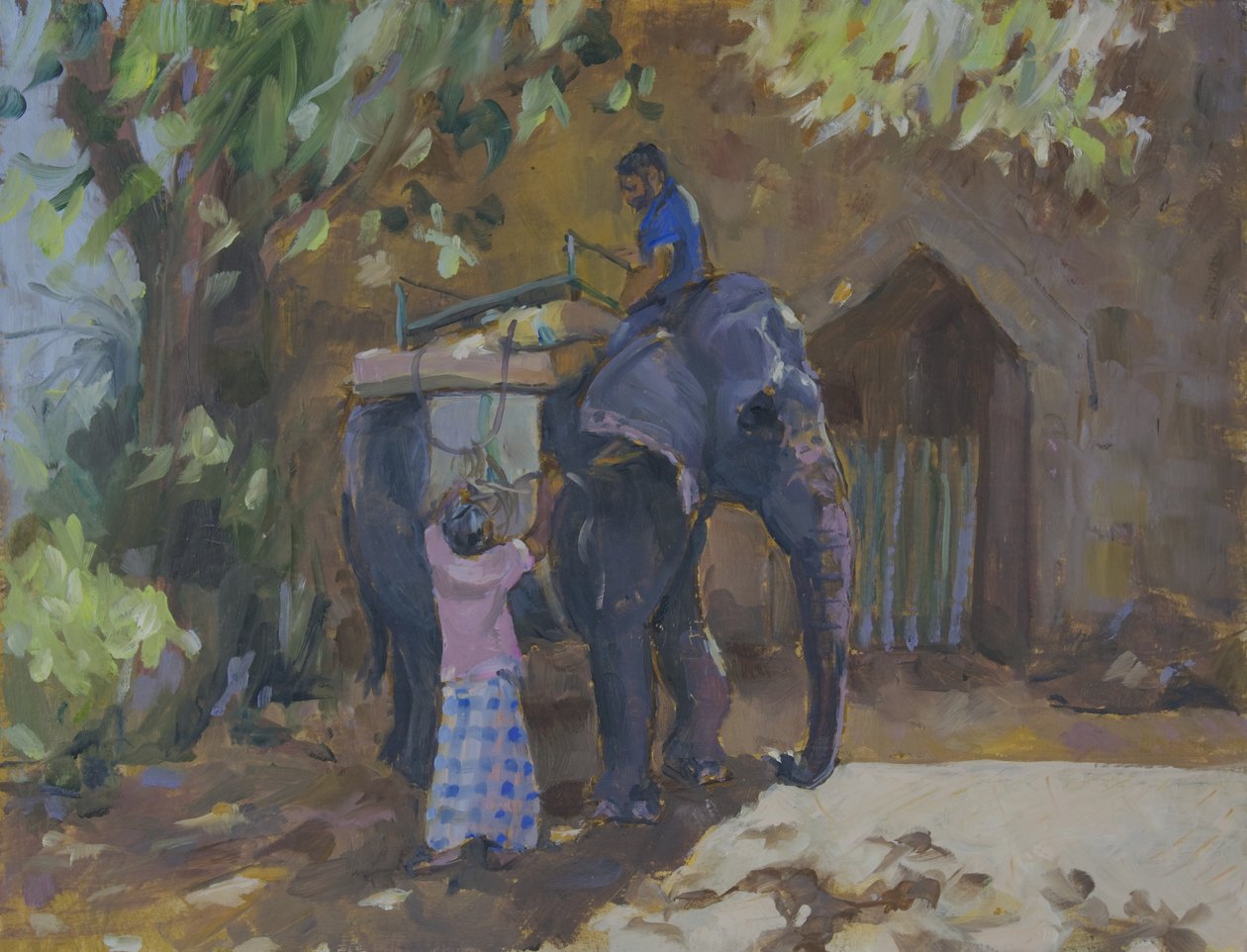 Elephant, Sri Lanka, 2015, av Sue Wales