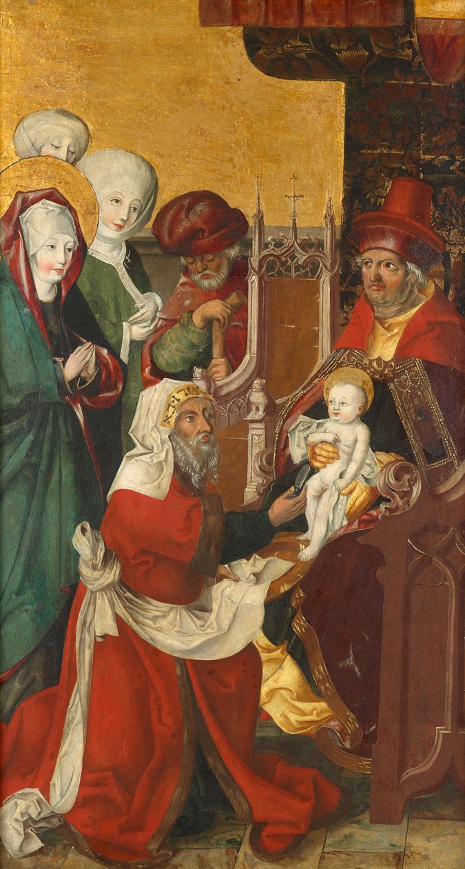 Kristi omskärelse (inuti); Visitation Mary (exteriör) av Südtiroler Maler