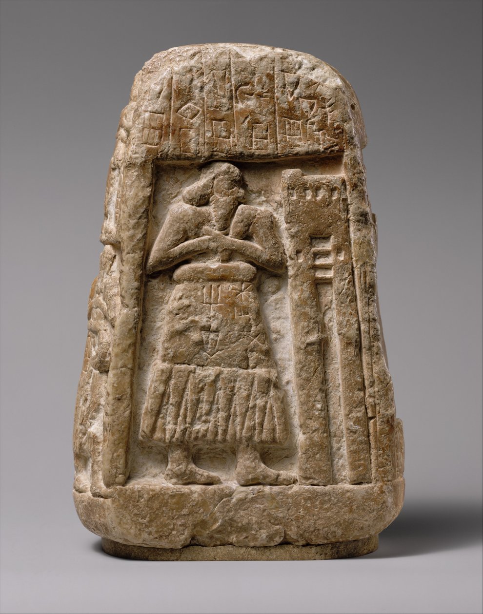 Stele of Ushumgal, 2900-2700 f.Kr. (gipsalabaster) av Sumerian Sumerian