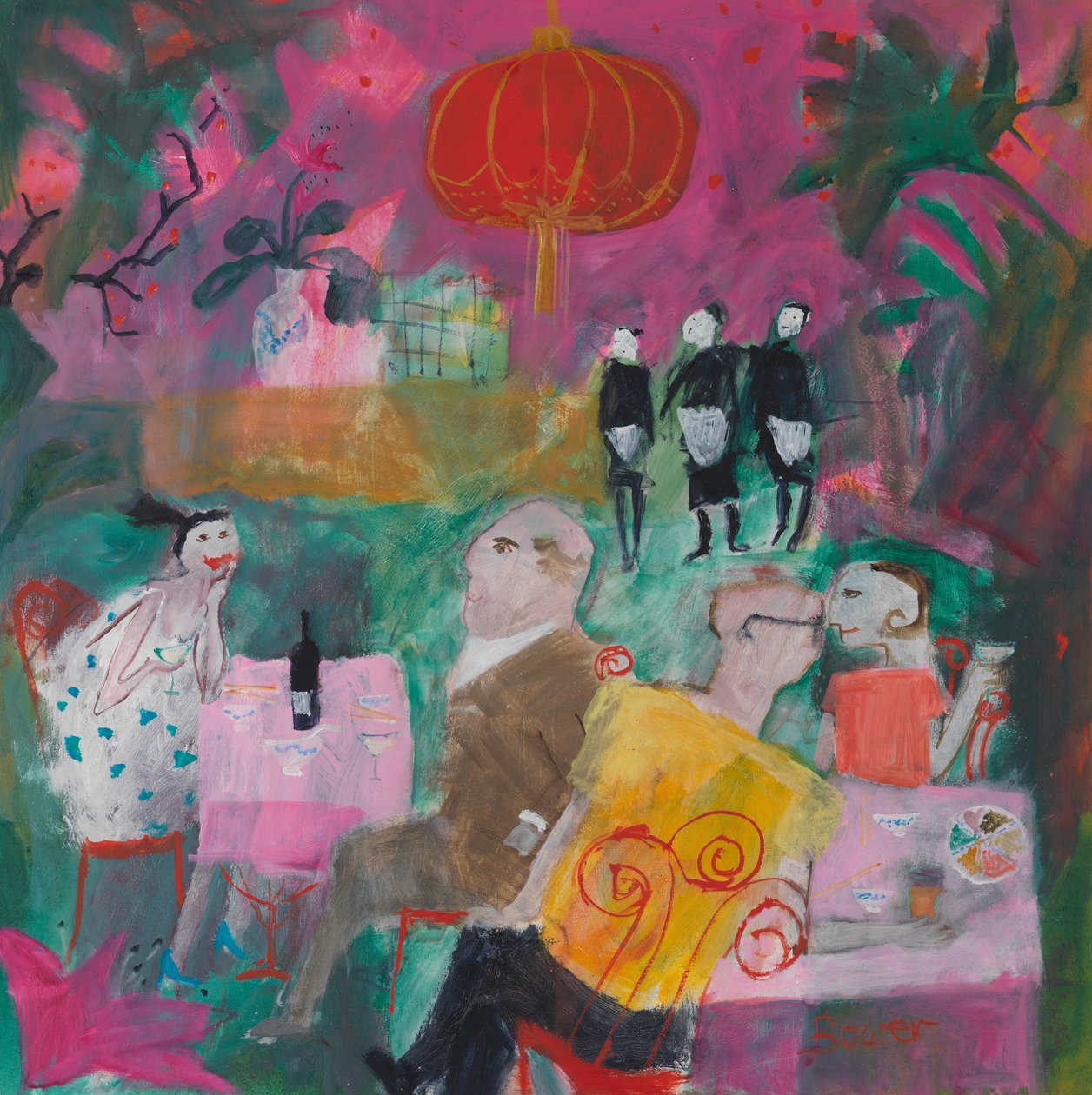 Ut för en kines, 2011 av Susan Bower