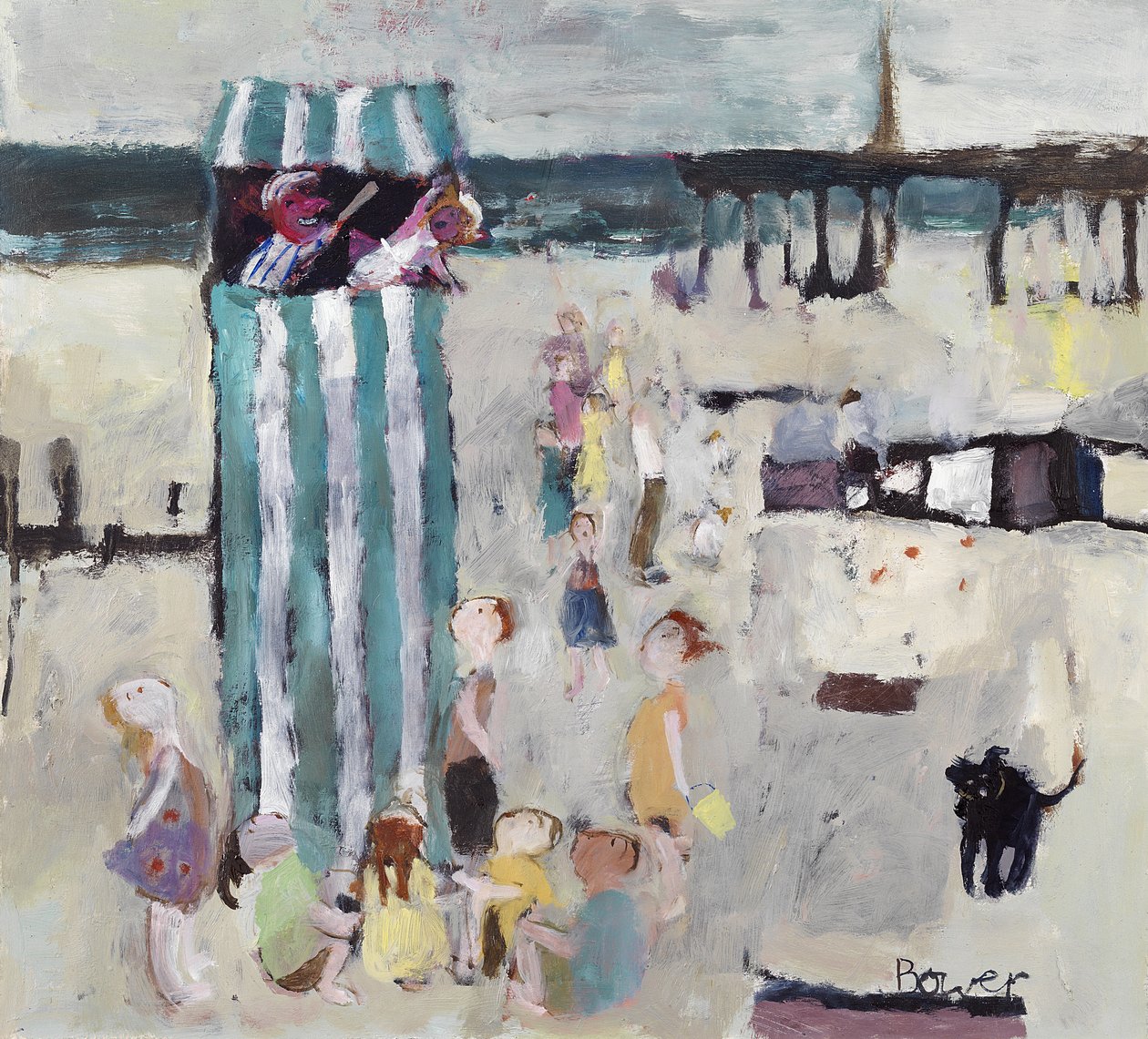 Punch och Judy, 2008 av Susan Bower