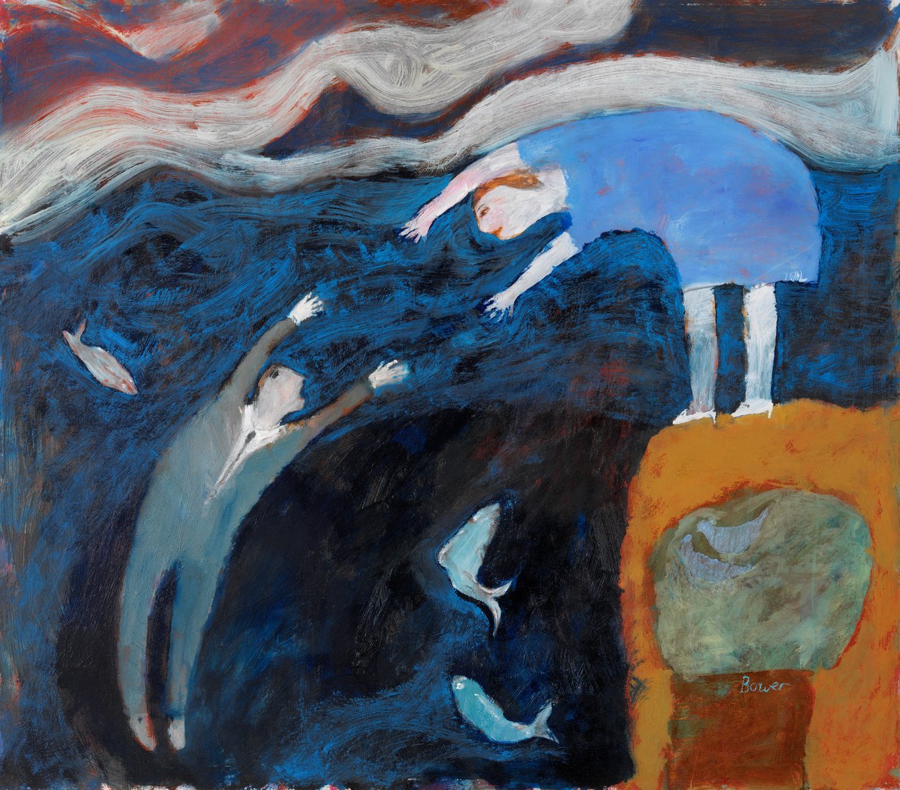 Rädda mannen från havet, 2003 av Susan Bower