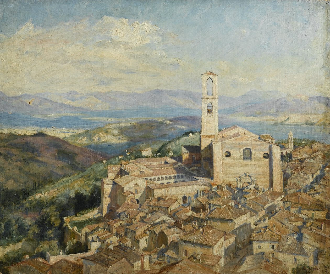 Perugias tak, 1911 av Susan Isabel Dacre