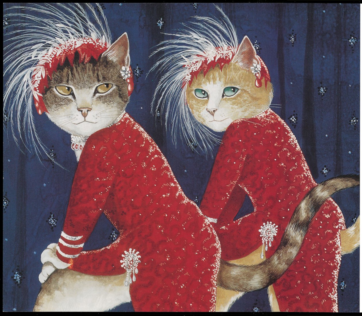 Illustration från filmen Cats (publ. 2006) av Susan Herbert