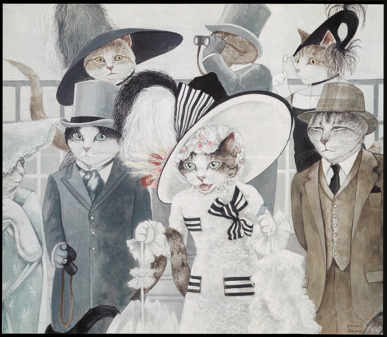 Illustration från filmen Cats (publ. 2006) av Susan Herbert