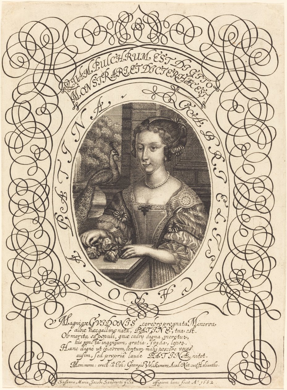 Gabrielle Carola Patina av Susanne Maria von Sandrart