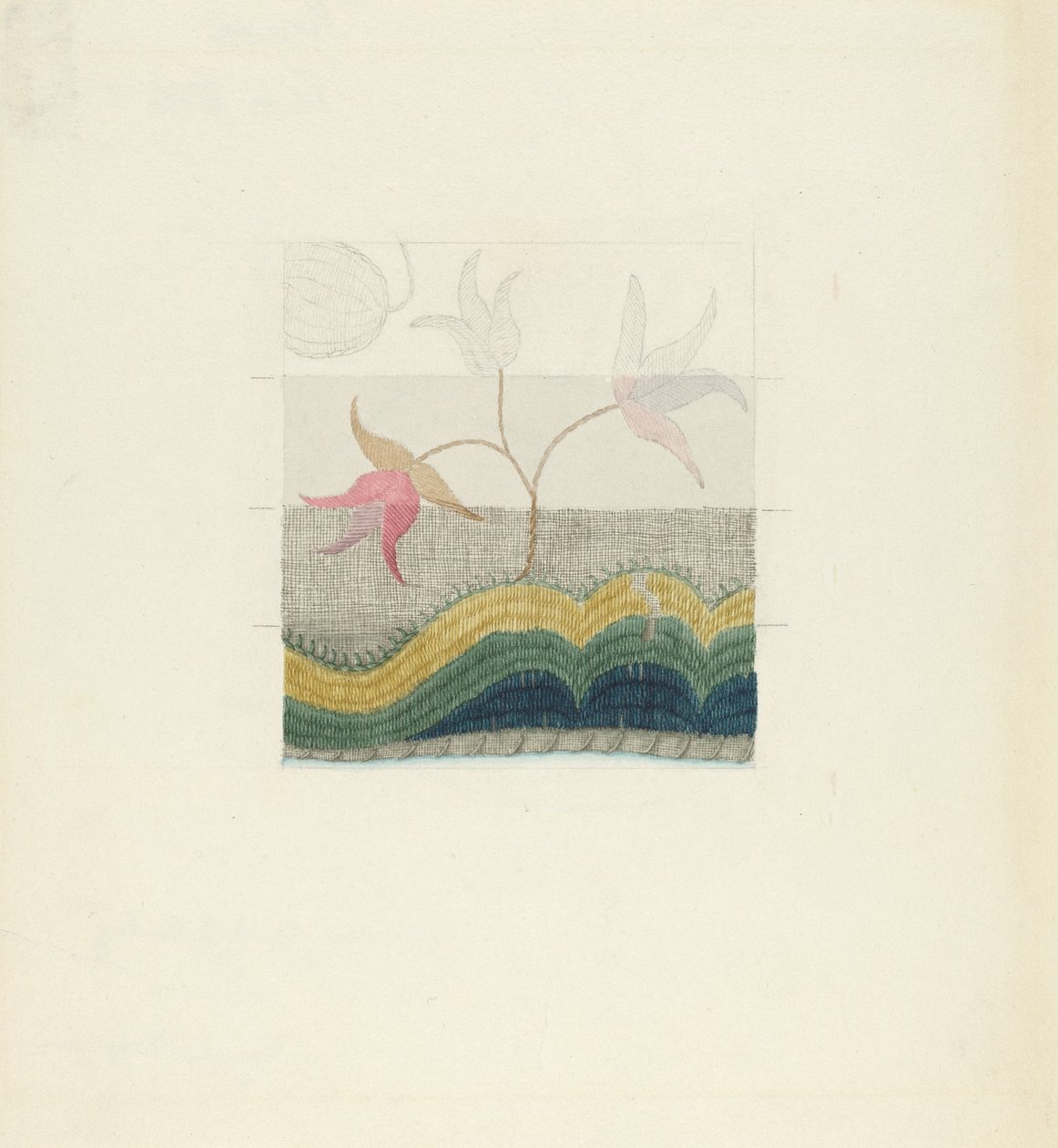 Crewel broderi av Suzanne Chapman