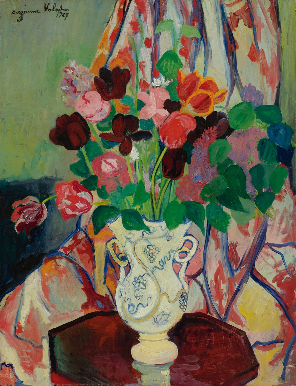 ""Bukett of Tulips"" (Tulip Bouquet) Målning av Suzanne Valadon (1865-1938) av Suzanne Valadon