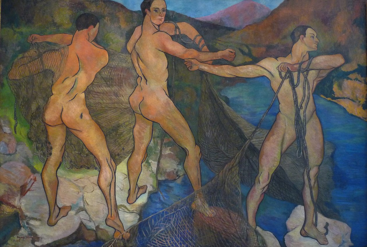 Dra näten, 1914 av Marie Clementine (Suzanne) Valadon
