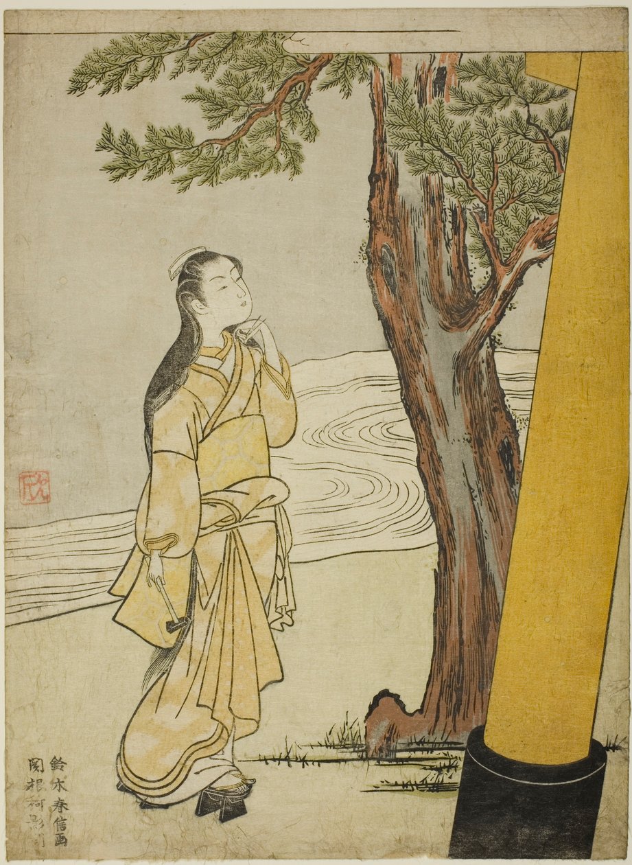 Att kasta en förbannelse i oxens timme (ushi no koku mairi) av Suzuki Harunobu