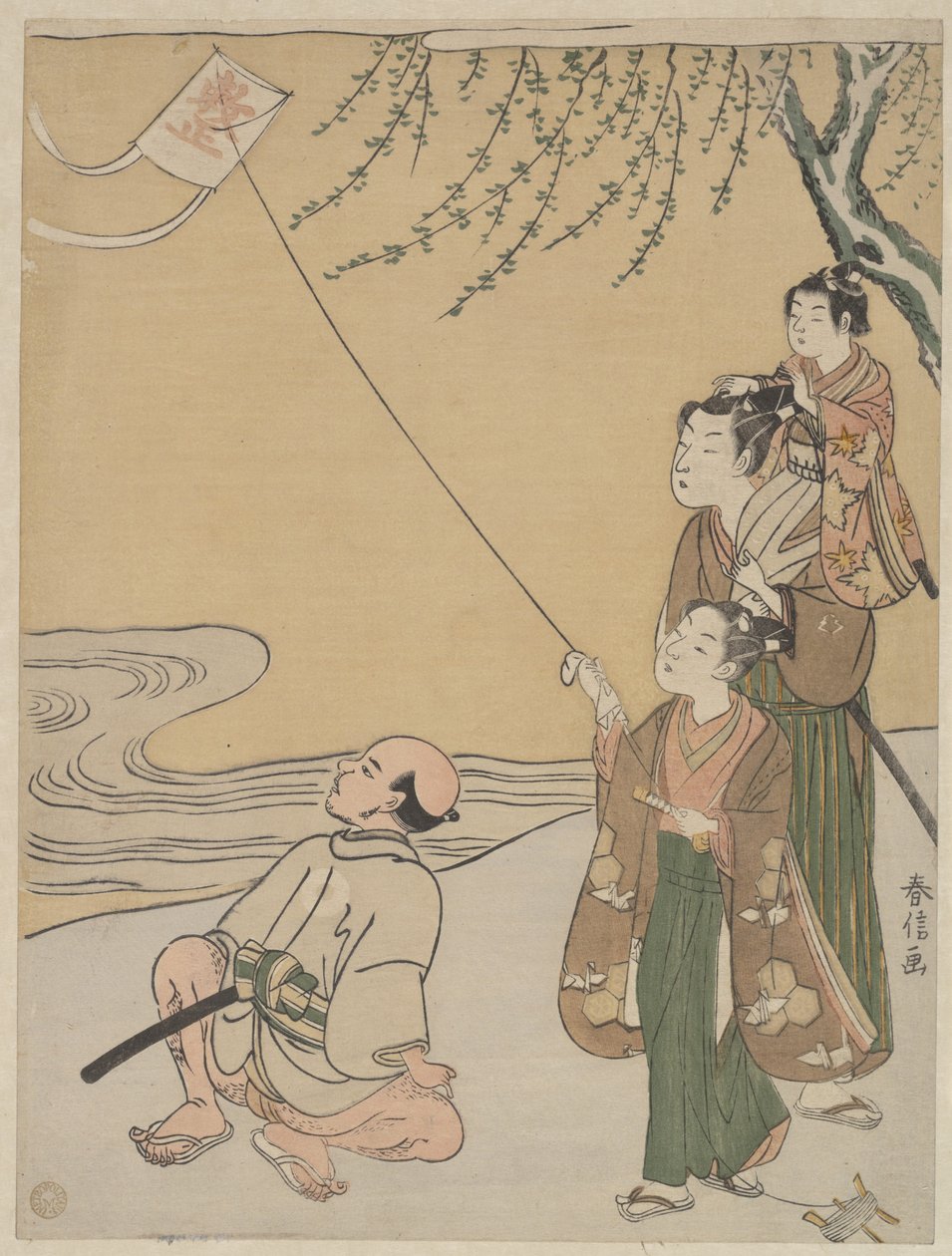 Drakflygning av Suzuki Harunobu