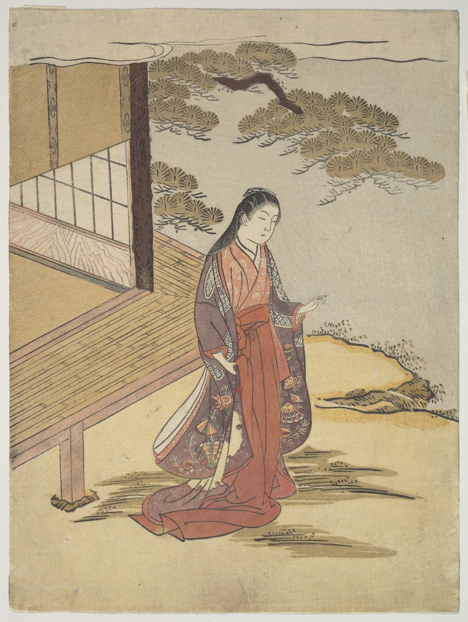 Lady Komachi av Suzuki Harunobu