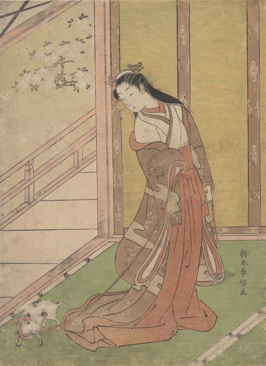 Onna San no Miya den tredje prinsessan, 1768-70., 1768-70. av Suzuki Harunobu