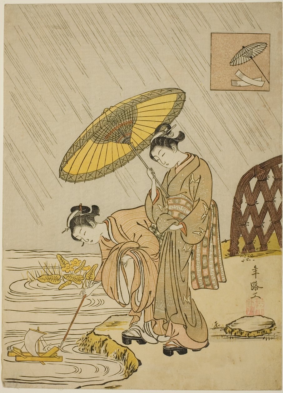 ono ingen komachi av Suzuki Harunobu