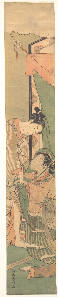 Trennung der Liebenden: Der Morgen danach av Suzuki Harunobu