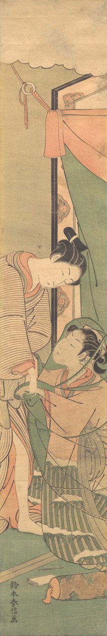 Parting of Lovers: The Morning After, ca. 1765-70., ca. 1765-70. av Suzuki Harunobu