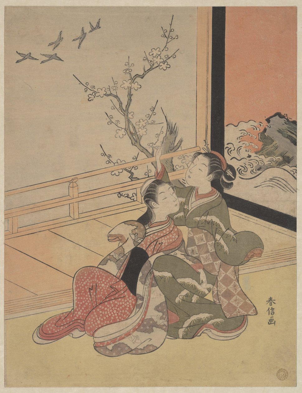 Se dem flyga av Suzuki Harunobu