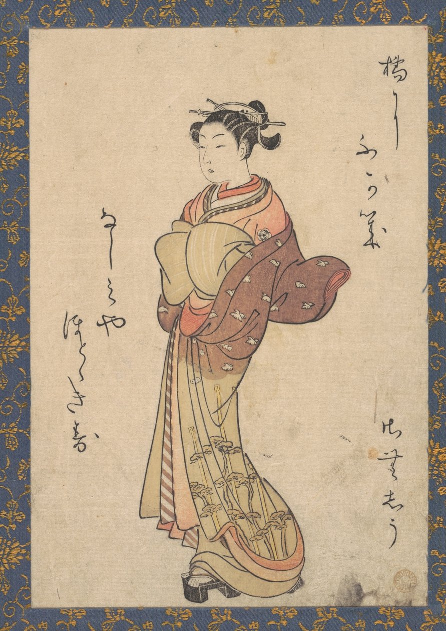 Kurtisanerna, ur serien "Seiro Bijin Awase Carver End Shigoro" (sic) av Suzuki Harunobu