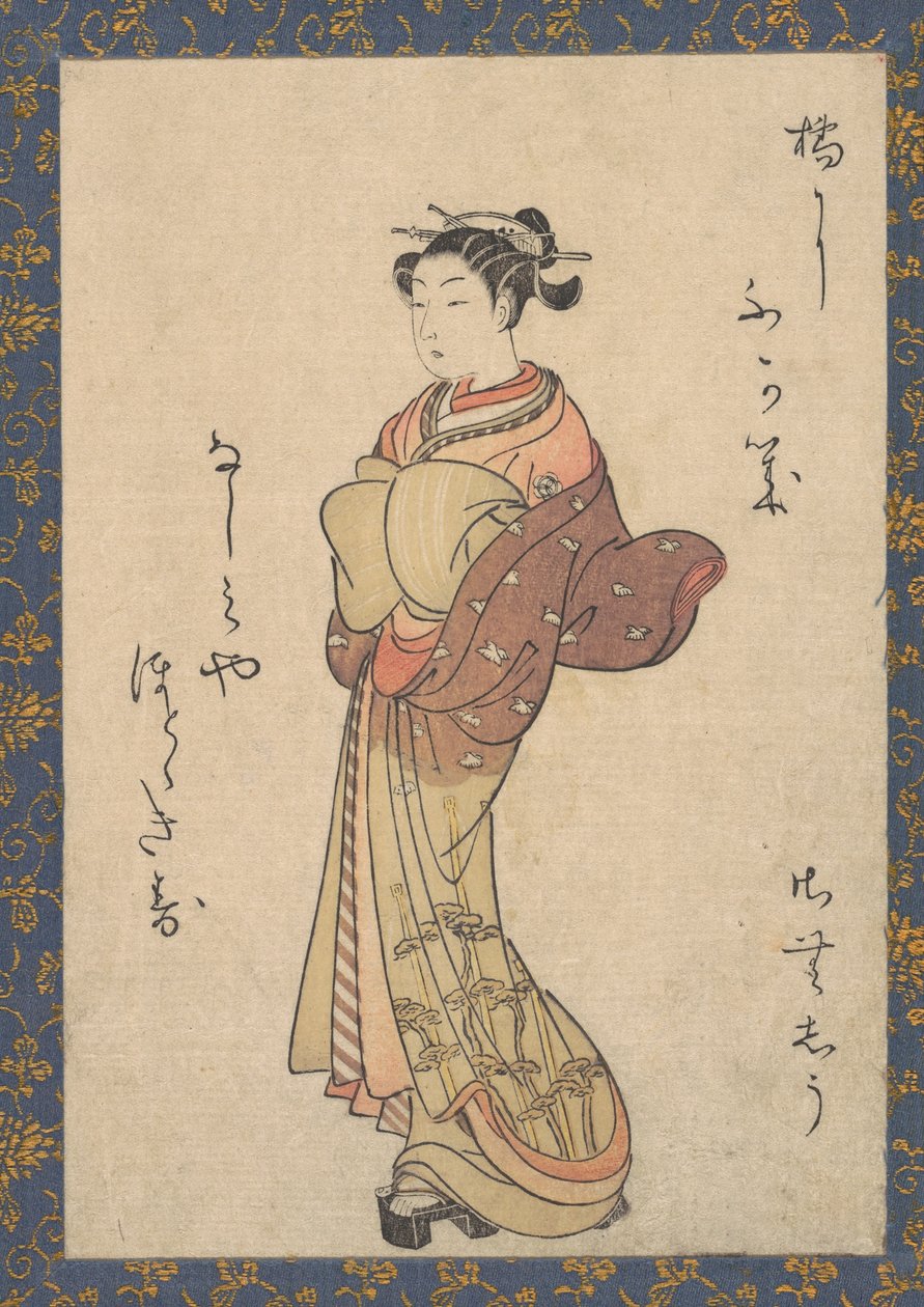 Courtesanerna, från serien, Seiro Bijin Awase Carver End Shigoro sic, ca. 1765., ca. 1765. av Suzuki Harunobu