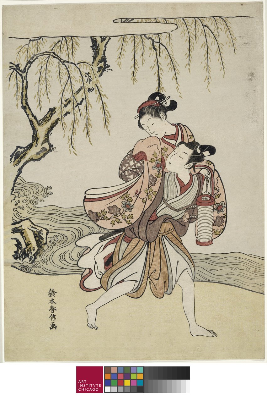 Elopementet av Suzuki Harunobu