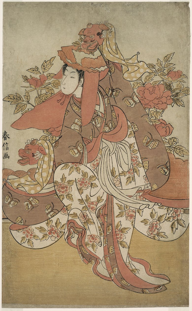Lejondansen av Suzuki Harunobu