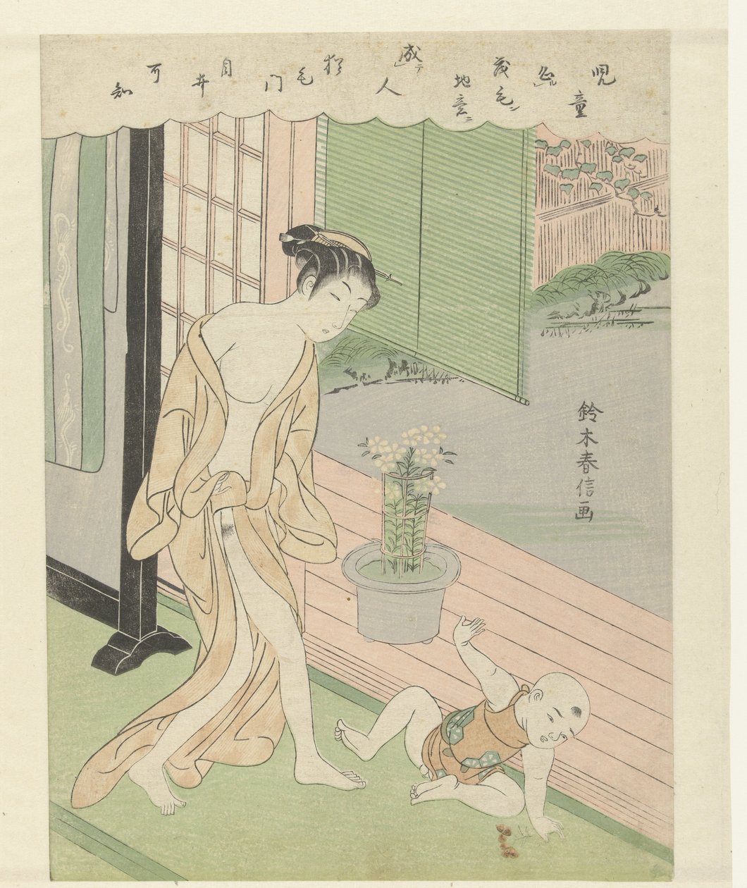 swedish av Suzuki Harunobu