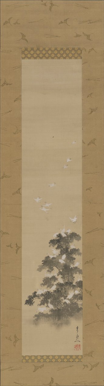Egrets av Suzuki Kiitsu