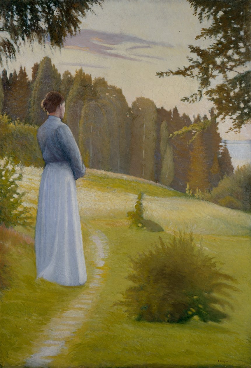 After Sunset (olja på duk) av Sven Jorgensen