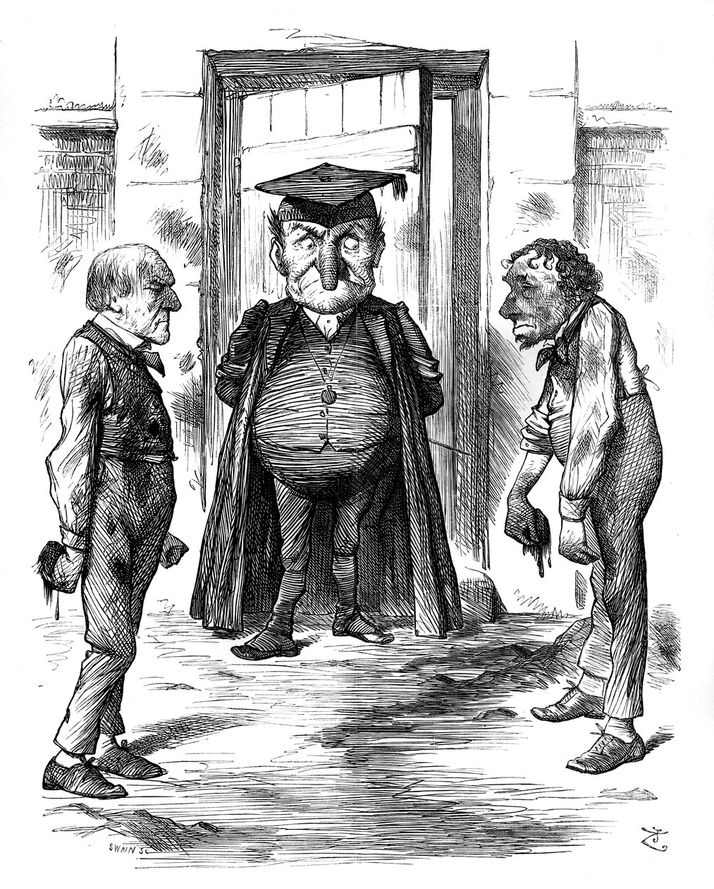 Ett dåligt exempel, 1878. av Swain