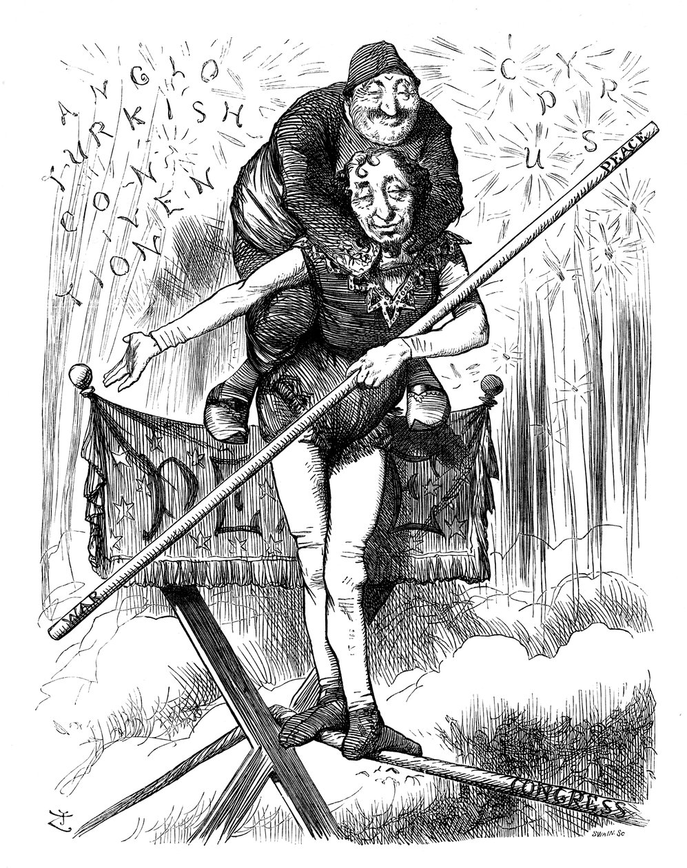 En flamma av triumf!, 1878. av Swain