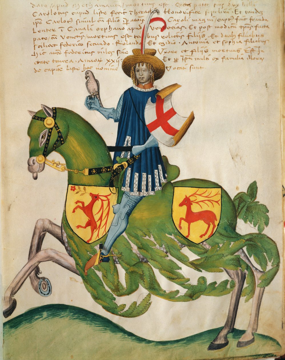 Federico Capodilista dei Transelgardi (tempera på veläng) av Swiss School