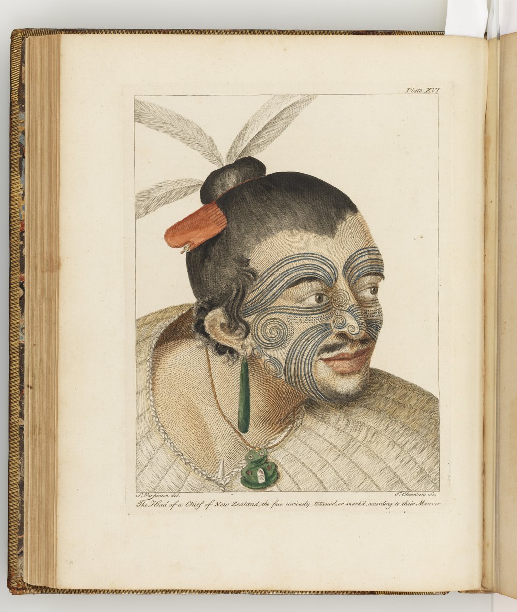 Illustration från "A journal of a voyage to the South Seas: in His Majesty