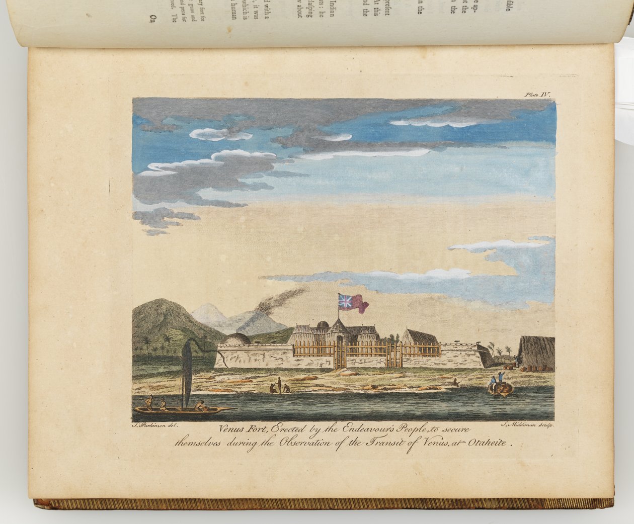Venus Fort, illustration från "A journal of a voyage to the South Seas: in His Majesty