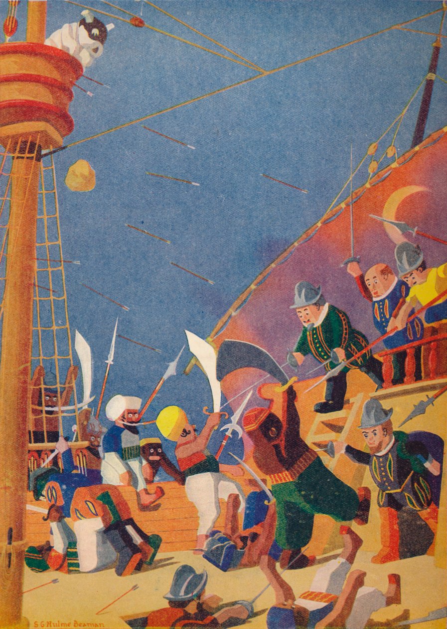 "Kampan med korsarerna", 1937 av Sydney George Hulme Beaman