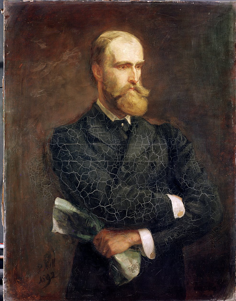 Porträtt av Charles Stewart Parnell (1846-91) 1892 av Sydney Prior Hall