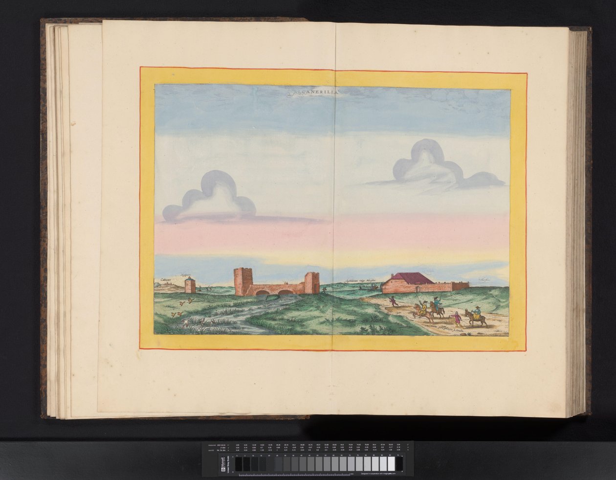 Utsikt över staden Antequera Antequera (titel på objekt) av Symon Novelanus (possibly)