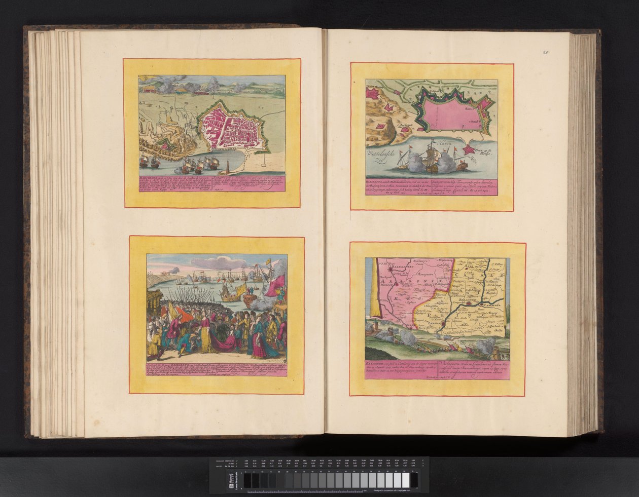Utsikt över staden Cádiz Cadiz (titel på objekt) av Symon Novelanus (possibly)