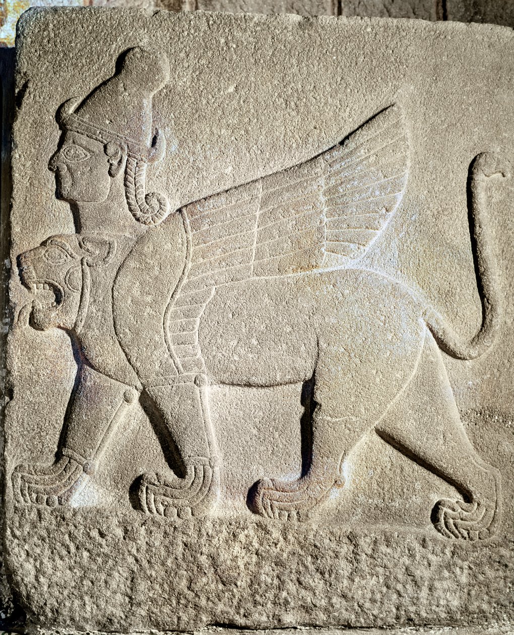 Sfinxen, Karkemish, 11-900-talet f.Kr. av Syrian