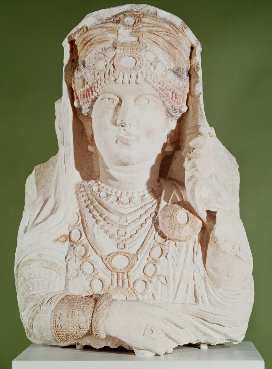 The Beauty of Palmyra, c.200 (kalksten) av Syrian