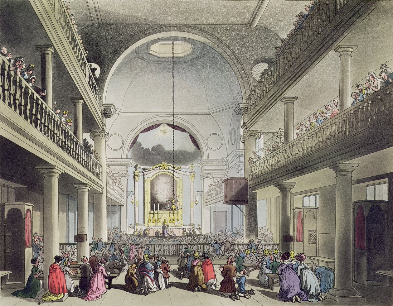 Det romersk-katolska kapellet, Lincolns Inn Fields, från 