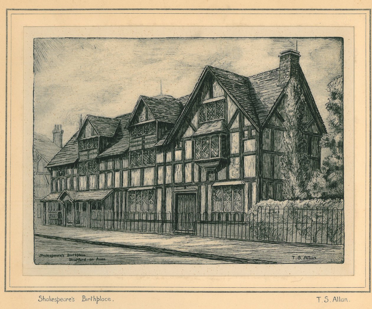Shakespeares födelseplats av T.S. Allan
