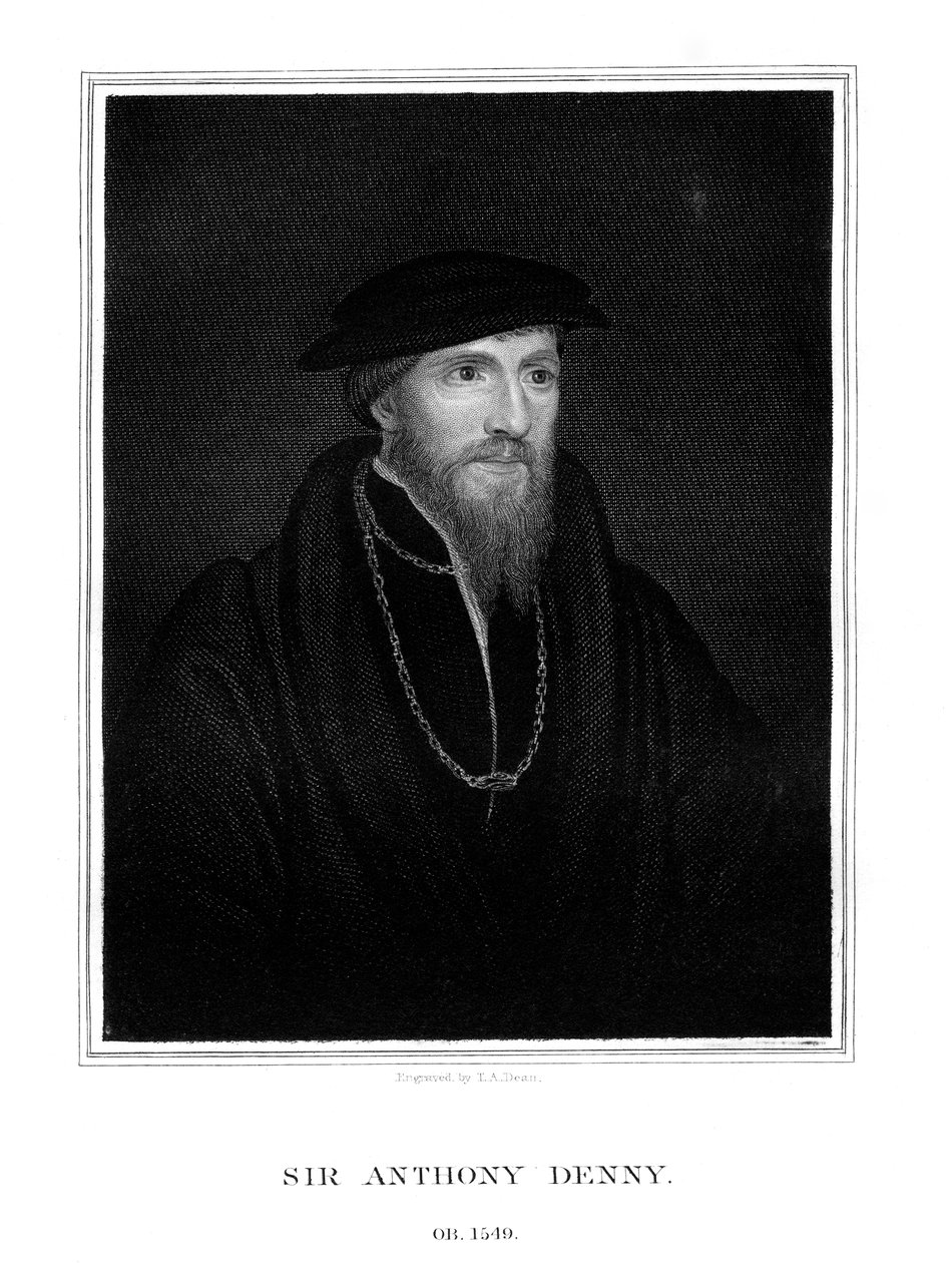 Sir Anthony Denny, Henry VIII:s hovman, 1827. av T. A. Dean