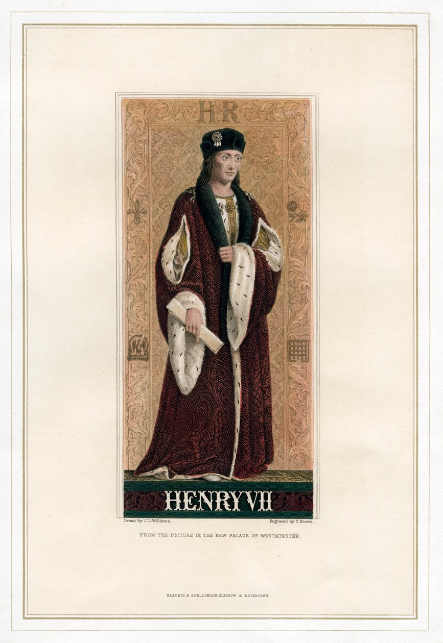 Henrik VII, kung av England av T. Brown