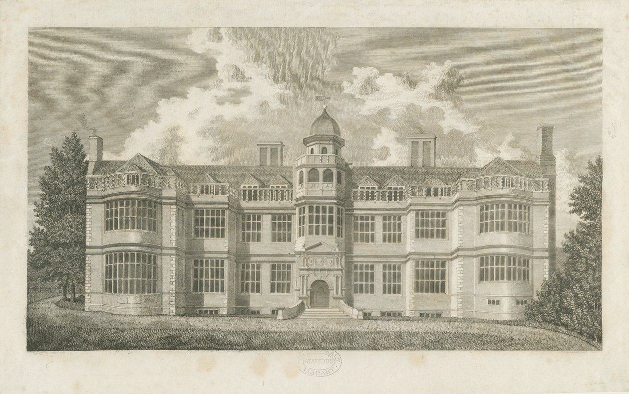 Ingestre Hall: gravyr av T Carter
