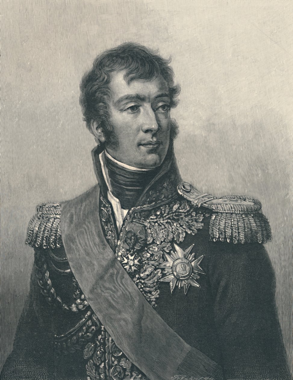 Marskalk August-Frédéric-Louis Viesse De Marmont, hertig av Ragusa, c1810, 1896. av T. Johnson