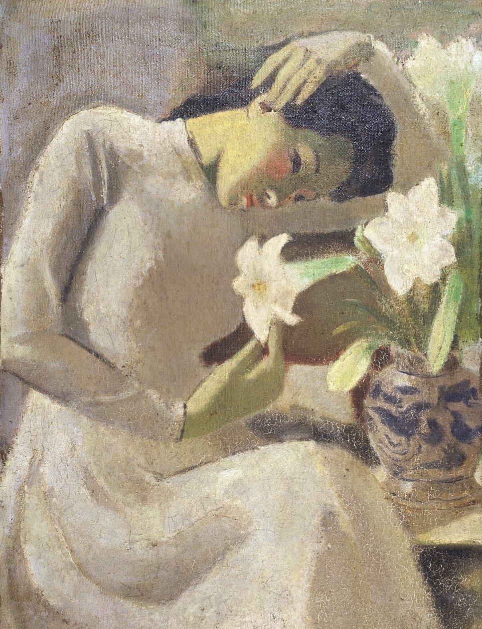 Olja på duk av Fo Ngoc Van av Tô Ng?c Vân