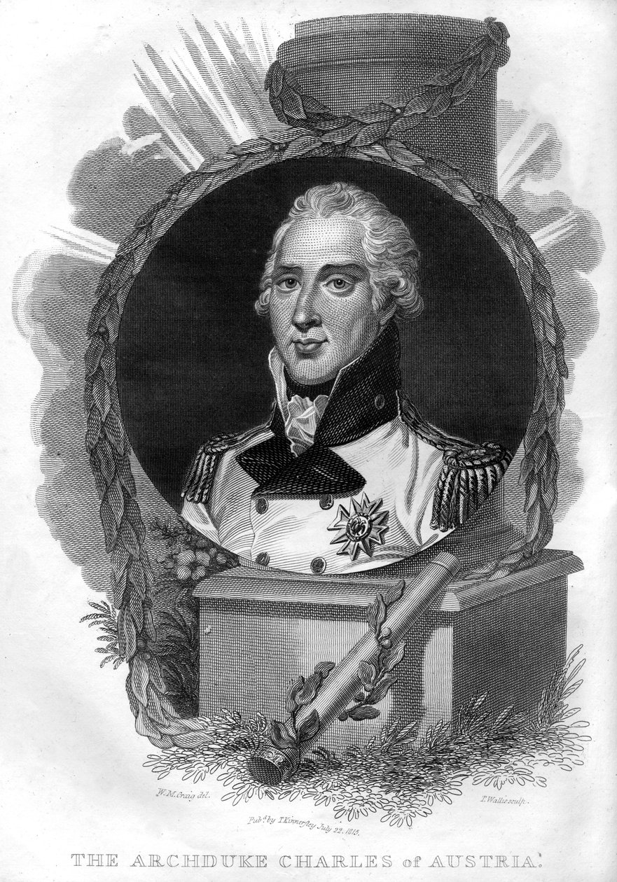 Ärkehertig Karl av Österrike 1771-1847, 1816. av T. Wallis